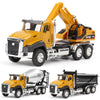 Children Toy Engineering Vehicle Set Simulation Alloy Car Model(Cement Mixer)