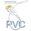 SAMZHE Cat6A Ethernet Cable UTP Network Patch Cable 20m(White)