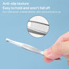 A205 Stainless Steel Eyebrow Clip Suit Flat Bevel Eyebrow Clamp Tweezers