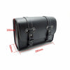 Motorcycle Saddle Bags Leather Storage Tool PU Leather Side Pouch Bags(Black)