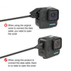 PULUZ Metal Side Door for GoPro Hero 11 Black Mini - Black