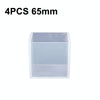 4 PCS 65mm Crystal Drop Glue Square Silica Gel Mold DIY Handmade Jewelry Decoration Model