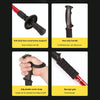 Folding Adjustable Crutch / Walking Stick with Compass, Height: 0.5-1.1m (Random Color Delivery)