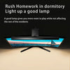 TB-30SA 33cm Timing Dimming Display Asymmetric Working Eye Care LED Desk Lamp Laptop Screen Hanging Light(Black)