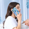 For Samsung Galaxy A52 5G / 4G Flowers and Plants Series IMD TPU Phone Case(Blue Rose)