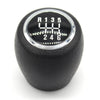 For Chevrolet Chevy Cruze 2008-2012 Car Gear Lever Hand Ball Leather Gear Shift Knob, Style:6 Speed
