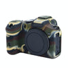 For Canon EOS R7 Soft Silicone Protective Case (Camouflage)