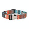 Ethnic Print Dog Collar, Small (1.5cm x 27-43cm) - Maya Fans