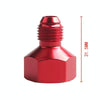 AN10 to AN8 Male and Female Connector Conversion Screw Oil Cooler Conversion Reducer Adapter (Red)
