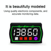 4 in 1 Ambient Temperature Gauge Morfayer Locomotive Intelligent Multi-function Tachometer