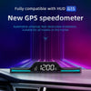 HUD GPS Speedometer Head-Up Display with Colour Ambient Light