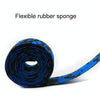 Camouflage Bicycle Curved Handlebar Straps(Blue Black)