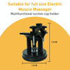 T168 Fascia Gun Aluminium Alloy Bracket Suction Cup Fixed Mount Holder