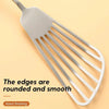 304 Stainless Steel Walnut Handle Cooking Tools Home Restaurant Kitchen Gadgets, Style: Rice Spoon