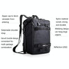 Rhinowalk Multi-Function Motorcycle Rear Seat Bag Combination Rear Shelf Pannier, Colour: Yellow 30L