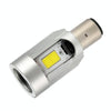 BA20D DC12-80V / 20W / 6000K / 2000LM Motorcycle Headlight with Angel Eyes (Blue)