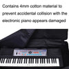 Thicken Waterproof Oxford 61 Keys Electronic Piano Bag(Black)