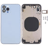 iPhone X Back Glass Replacement, iP13 Pro Style (Blue)