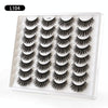 16pairs /Box Natural Long False Eyelashes Fluffy 3D Mink Lashes, Spec: L104
