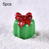 5pcs Christmas Decoration Accessories Micro Landscape Christmas Gift Resin Small Ornament, Style: Gift Package No.15