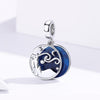 S925 Sterling Silver Starry Sky Pendant DIY Bracelet Necklace Accessories