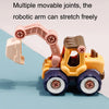 2PCS LXB-418 Removable Assembly Simulation Engineering Vehicle Model(Router)