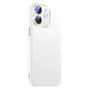 For iPhone 11 Nano Lens Cover Liquid Silicone Phone Case(White)