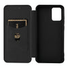 For Alcatel 1B 2022 Carbon Fiber Texture Flip Leather Phone Case(Black)
