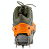 1 Pair 19 Teeth Anti-Slip Ice Gripper Hiking Climbing Chain Shoes Covers, Size:L(Orange)