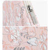 G4-01 15 Inch Laptop Liner Bag PU Leather Printing Waterproof Protective Cover(Light Pink)