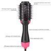 2 in 1 Multi-functional Comb Styling Rotating Hot Hair Dryer Straightener Curler US Plug