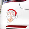 Santa Claus Elk Car Window Decorative Stickers Car Side Window Bumper Decal, Model: B Model 13 x 11cm