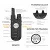 Dog Training Collar - Remote, Anti Bark, 800m (White)