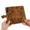 For Samsung Galaxy A26 5G Butterfly Cat Embossing Flip Leather Phone Case(Brown)
