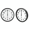 Smart Network Automatic Time Synchronization Wifi Wall Clock Modern Minimalist Silent Living Room Clock, Size:12 inch(Silver)