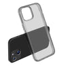 For iPhone 15 Shockproof Terminator Transparent Phone Case(Grey)