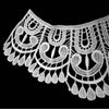 Black Milk Silk Lace Embroidered Collar Three-dimensional Hollow Fake Collar DIY Clothing Accessories, Size: 32 x 32cm
