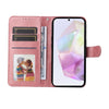 For Samsung Galaxy A56 5G Classic Calf Texture Flip Leather Phone Case(Rose Gold)
