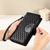 For Samsung Galaxy A36 Glitter Lattice Zipper Wallet Leather Phone Case(Black)