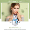 S925 Sterling Silver Pendant Mr Snowman Beads DIY Bracelet Necklace Accessories