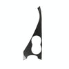 Car Left Drive Carbon Fiber Water Cup Panel Decorative Sticker for Infiniti Q50 / Q60 2014-2020