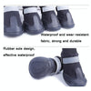 Waterproof Dog Boots XL Blue - Long Tube Winter Snow Boots for Medium/Large Dogs