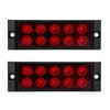 2pcs Car / Truck 10LEDs Side Marker Indicator Lights Bulb Lamp (Red)