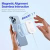 DUZZONA W7 3 In 1 Magnetic Wireless Charger(White)