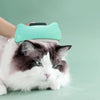 Pet Self-Cleaning Slicker Brush, Blue - Cat & Dog
