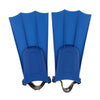 1 Pair Adult Adjustable Fins Swimming Fins Snorkeling Sole, Size:30-35(Blue)