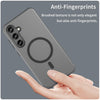 For Samsung Galaxy S24 FE 5G MagSafe Frosted Translucent TPU + PC Full Coverage Phone Case(Black)