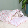 Washable Cat & Dog Sleeping Bag, S, Pink Ice Cream