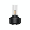DQ708 Simulation Candle Light Aroma Diffuser USB Air Humidifier with Night Light(Black)