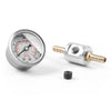 Universal Car 1/8 NPT 0-160 psi Fuel Pressure Gauge with Adaptor